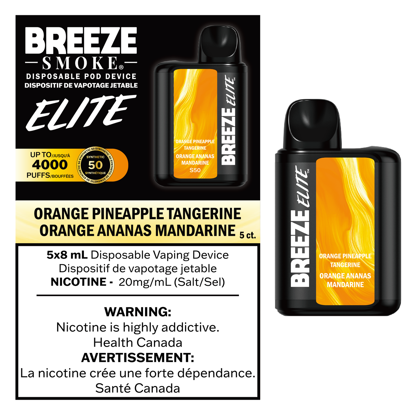 BREEZE ELITE S50 4K - Disposable Vape