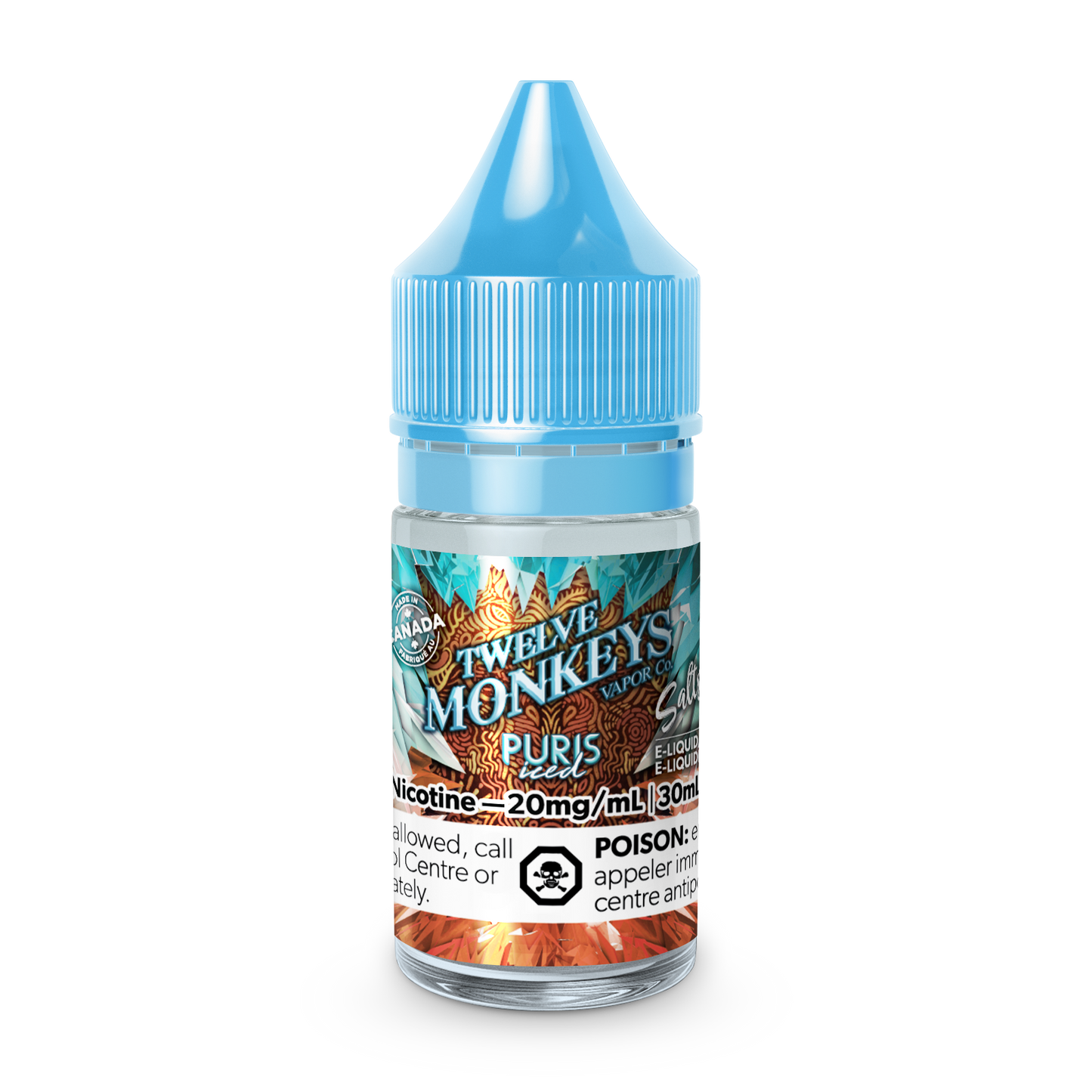 TWELVE MONKEYS ICE AGE - NIC SALTS 30ML