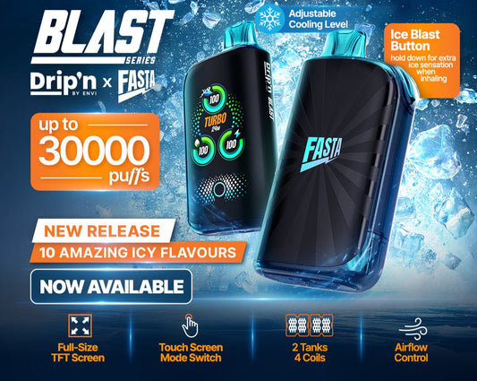 Drip'N by Envi Fasta Blast 30K - Disposable Vape