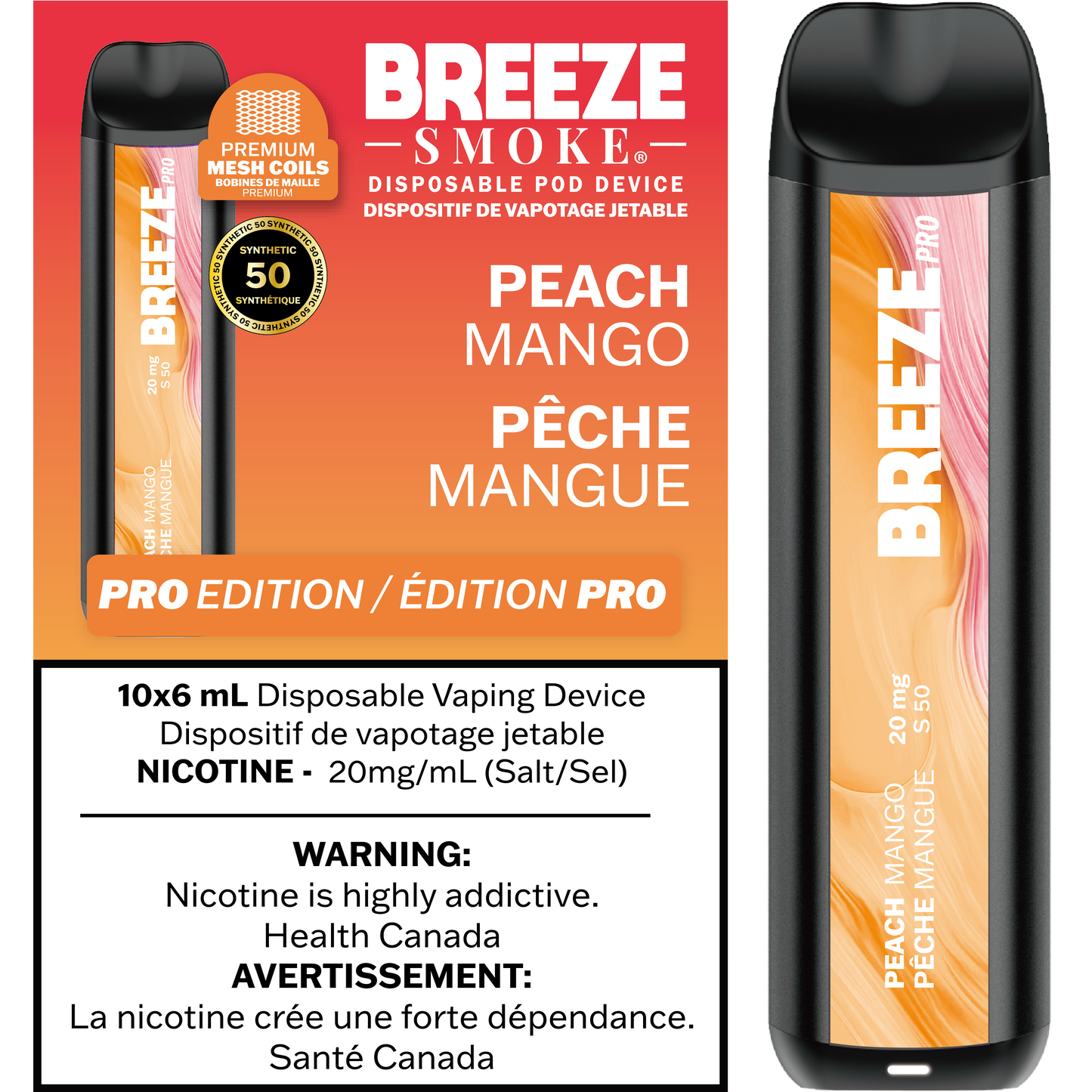 BREEZE PRO S50 2K - Disposable Vape